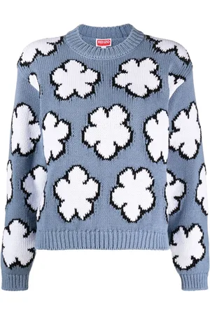 Kenzo Boke Flower intarsia-knit jumper