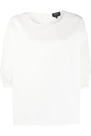 A.P.C. Georgia openwork cotton blouse