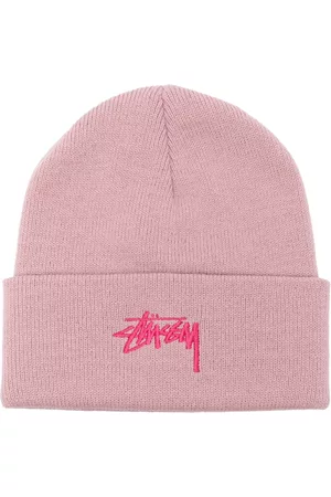 STUSSY Embroidered-logo beanie hat
