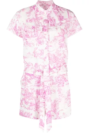 Zadig & Voltaire Cookis toile de jouy-print playsuit