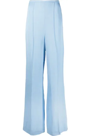 Rohe Pressed-crease wide-leg trousers
