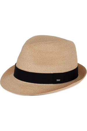 Saint Laurent Straw trilby hat