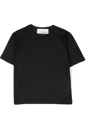 COSTUMEIN Slub-texture linen T-shirt
