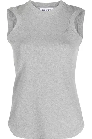 The Attico Reese ribbed tank top