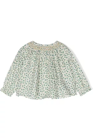 BONPOINT Floral-print cotton blouse