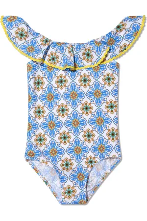 Nessi Byrd Fenty geometric-print swimsuit