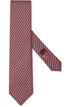 Z Zegna Graphic-print silk tie