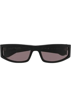 Courrèges Logo-print arm sunglasses