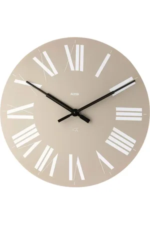 Alessi Roman-numeral clock