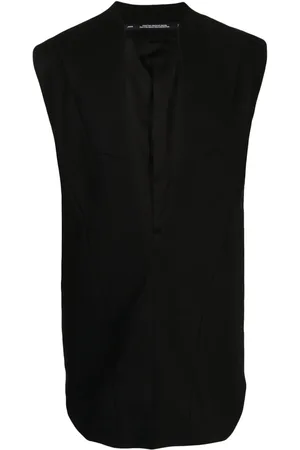 JULIUS V-neck sleeveless gilet