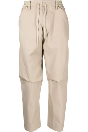 Fumito Ganryu Drawstring-waist tapered trousers