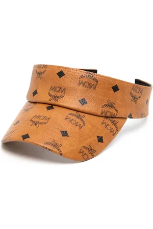 MCM Monogram leather visor
