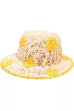 Paul Smith Women Hats - Polka-dot interwoven sun hat