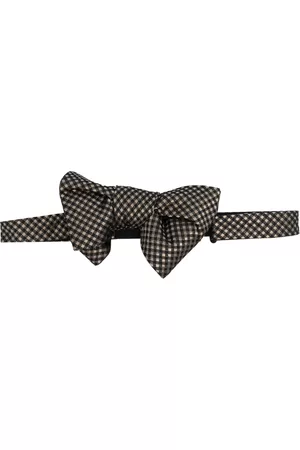 Tom Ford Men Bow Ties - Check-pattern bow tie