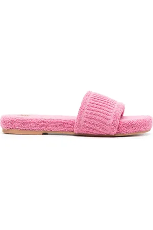 MANEBI Terrycloth flat slides