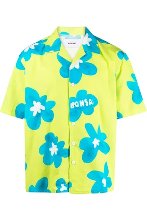 BONSAI Floral-print cotton shirt
