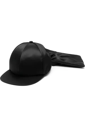SACAI Women Caps - Bow-detailing satin cap