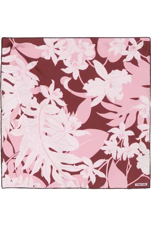 Tom Ford Men Pocket Squares - Floral-print silk pocket square