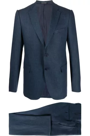 Emporio Armani Single-breasted linen suit