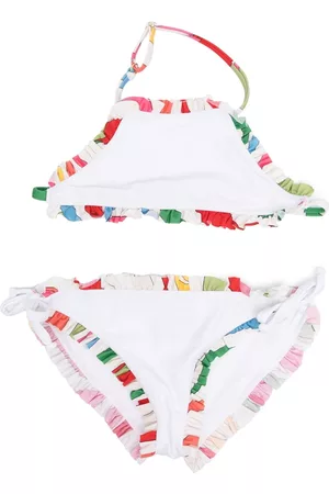 PUCCI Junior Girls Bikini Sets - Ruffle-trim bikini set