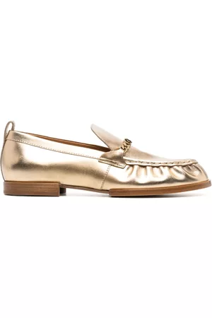 Tod's Women Loafers - Metallic leather loafers