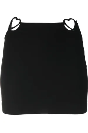 Nensi Dojaka Heart cut-out detail miniskirt