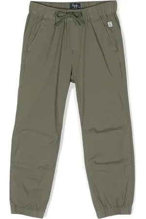 Il gufo Drawstring-waist cotton trousers