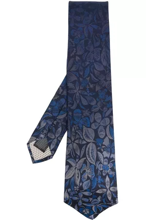 Paul Smith Men Bow Ties - Silk floral-embroidered tie