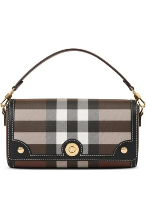 Burberry Note leather crossbody bag