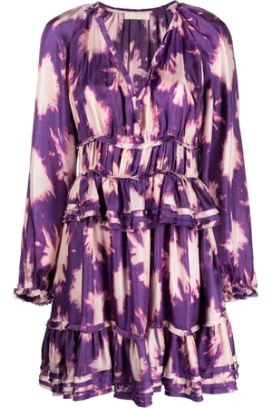 ULLA JOHNSON Emery silk mini dress