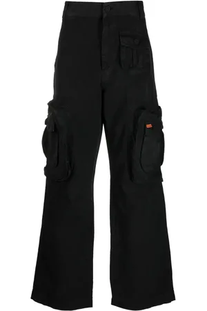Heron Preston Straight-leg multiple-pocket trousers