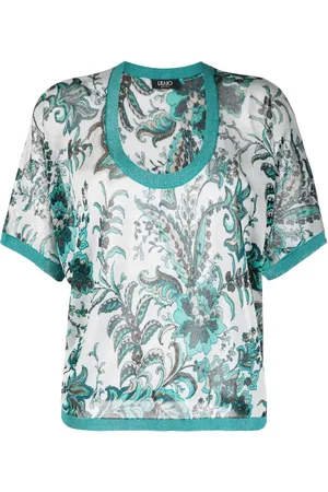 Liu Jo Paisley print fine knit top