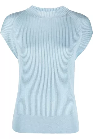 Windsor Women Tops - Ribbed-knit silk top