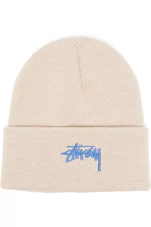 STUSSY Embroidered-logo beanie hat