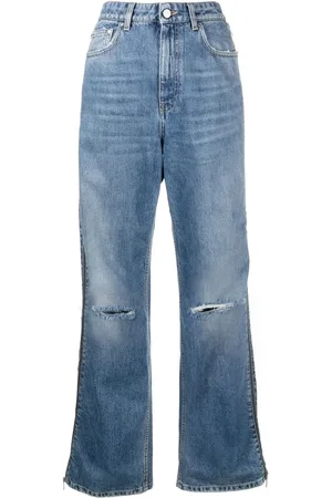 Stella McCartney Zip-detail straight-leg jeans