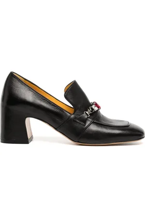 Madison.Maison 70mm crystal-embellished loafers