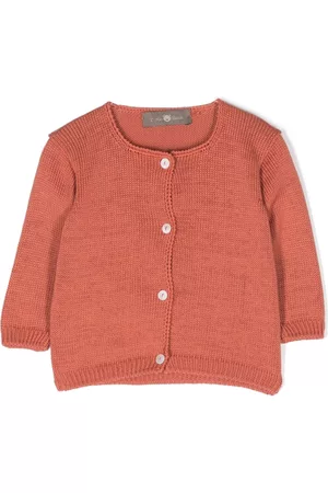 LITTLE BEAR Cardigans - Round-neck knitted cardigan