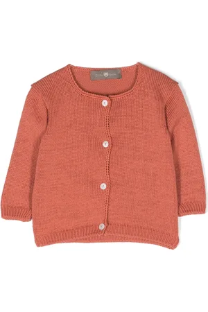 LITTLE BEAR Round-neck knitted cardigan