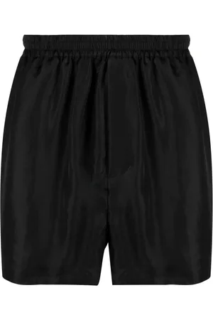 SAPIO Elastic-waistband satin shorts