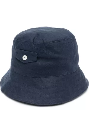 Tartine Et Chocolat Hats - Faux-pocket linen bucket hat