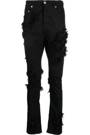 Rick Owens Distressed skinny-fit jeans