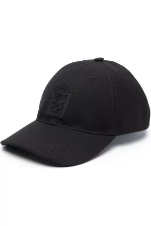 Loewe Men Caps - Logo-patch cotton cap