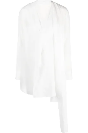 YOHJI YAMAMOTO Asymmetric long-sleeve blouse