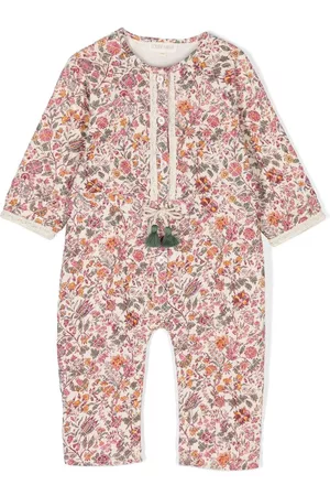 Louise Misha Rompers - Floral-print organic-cotton romper