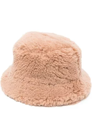 Stand Studio Kids Girls Hats - Wera faux-fur bucket hat