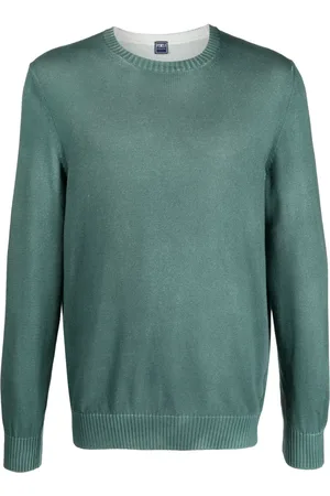 FEDELI Crew-neck cotton jumper