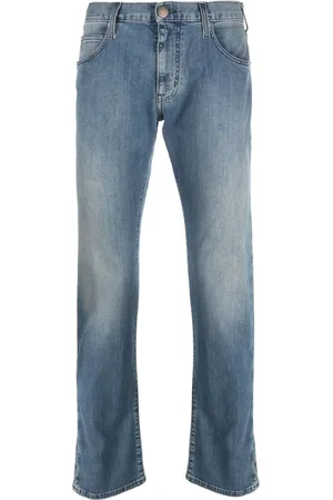 Emporio Armani J45 straight-leg twill jeans