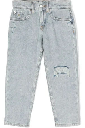 Calvin Klein Distressed-detail denim jeans