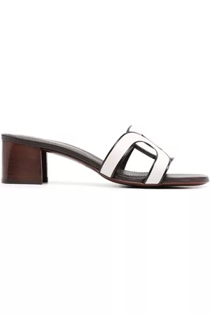 Tod's Women Sandals - Interwoven-strap 50mm leather mules