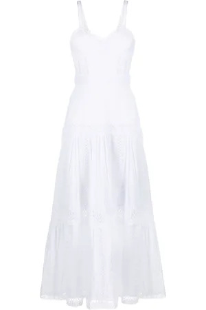 CHARO RUIZ IBIZA Giogia lace-trim maxi dress